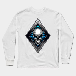 Diamond Skull Long Sleeve T-Shirt